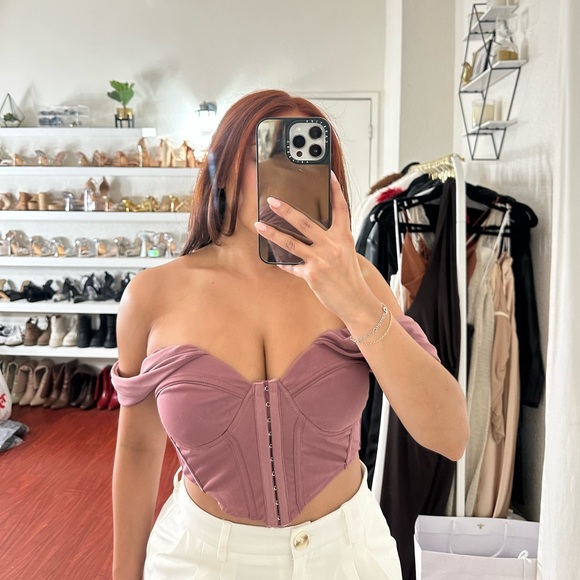 Tops - NEW Mesh Corset Top